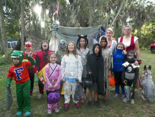 Halloween Camping with Not a Clue Adventures