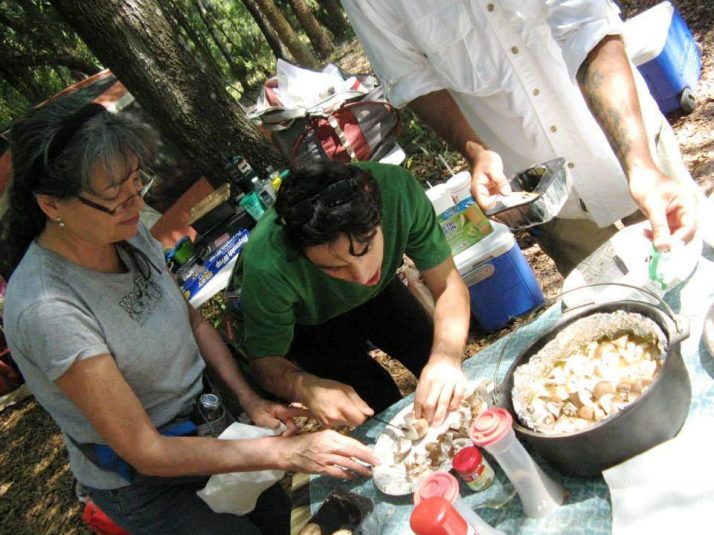 Camping Geocaching Primitive Chef Class